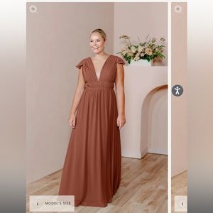 Revelry Cora Chiffon Bridesmaid Dress